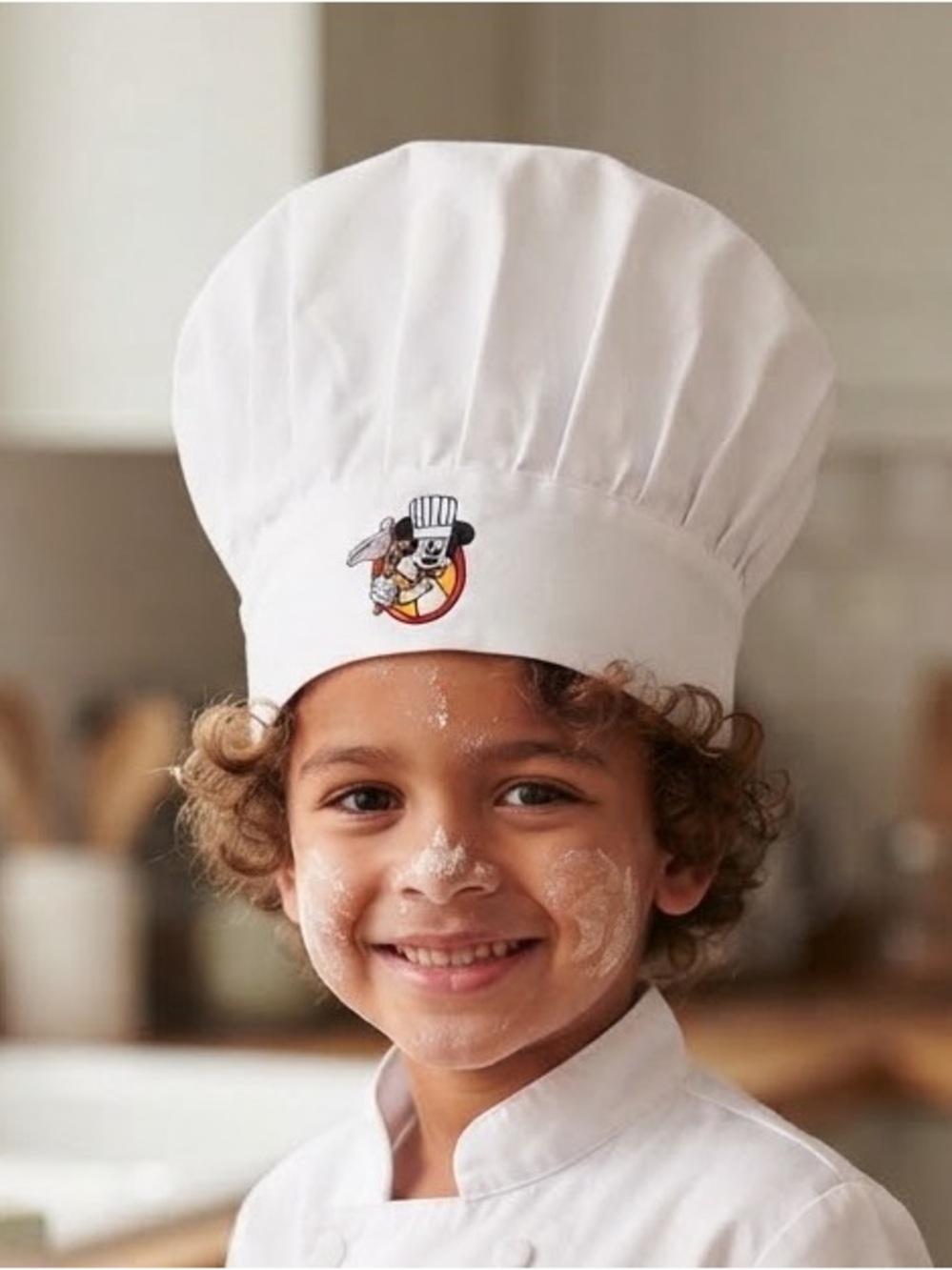 Disney Parks Mickey Mouse Chef Hat Adjustable kids or Adult White